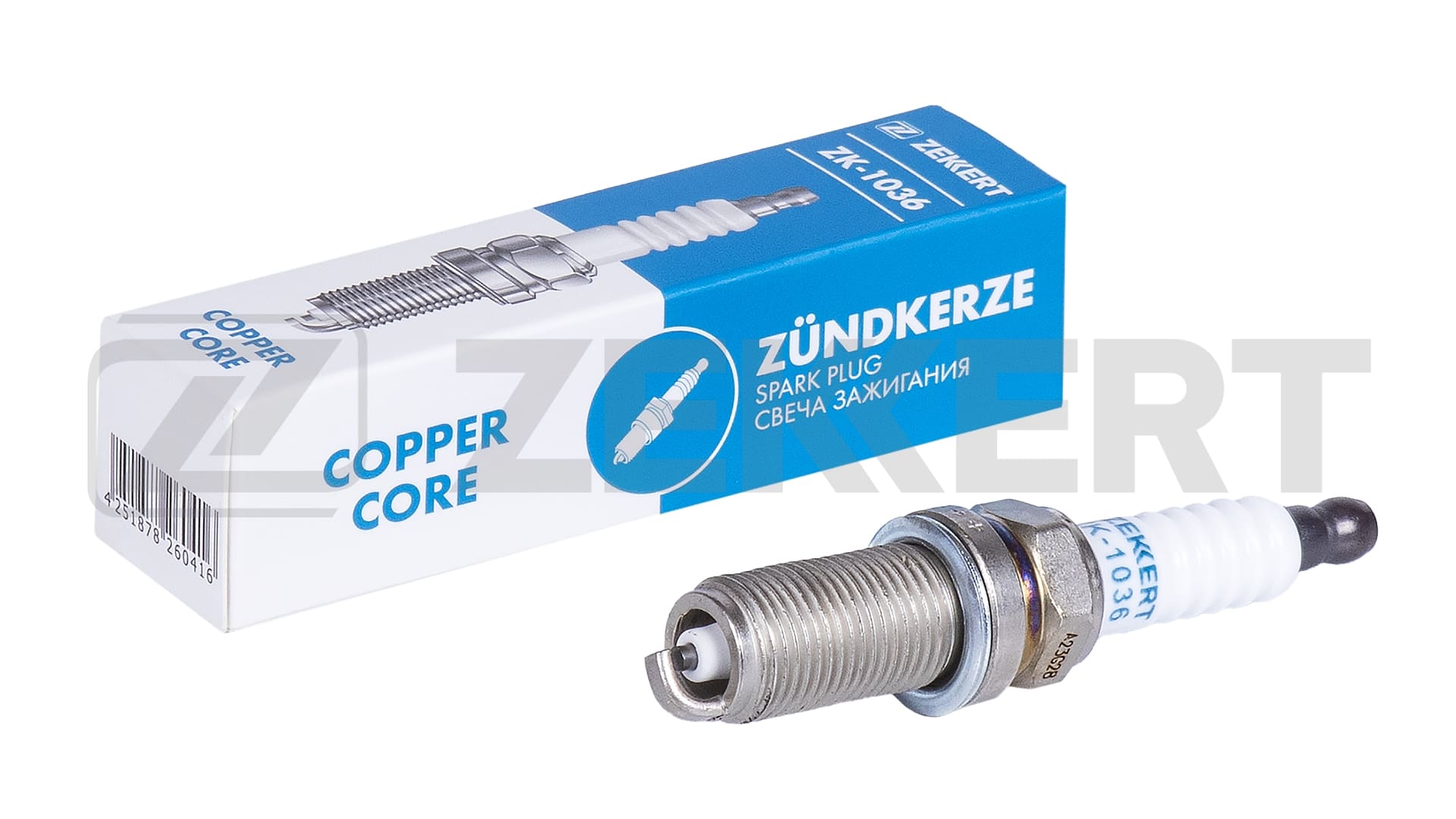 Bougie d'allumage ZEKKERT ZK-1036