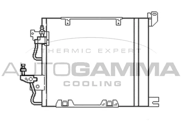 Condenseur, climatisation AUTOGAMMA 103831