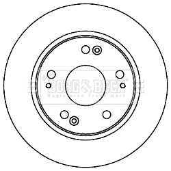 Disque de frein BORG & BECK BBD5202