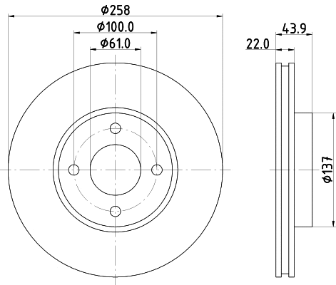 Disque de frein NISSHINBO ND2072K