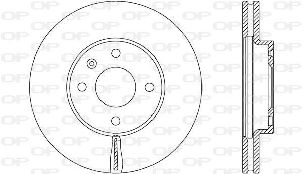 Disque de frein OPEN PARTS BDA2631.20