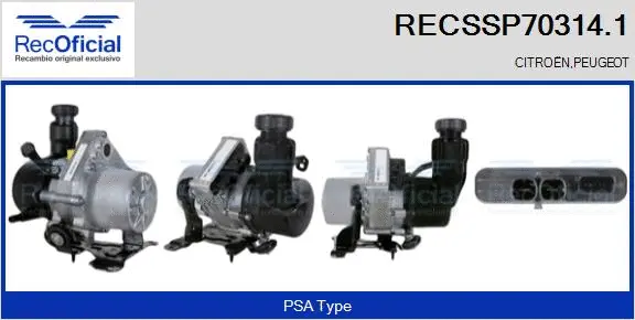 Pompe hydraulique, direction RECOFICIAL RECSSP70314.1