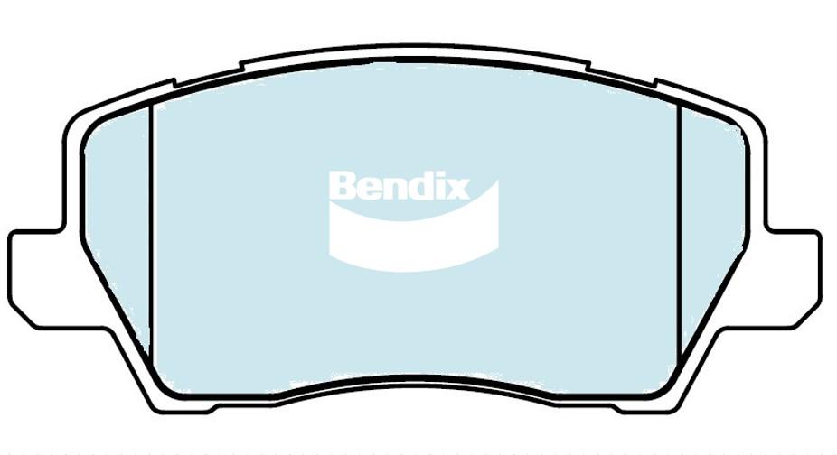 Kit de plaquettes de frein, frein à disque Bendix DB2642 GCT
