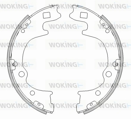 Mâchoire de frein WOKING Z4496.00