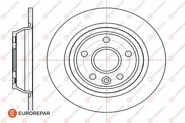 Disque de frein EUROREPAR 1618889480
