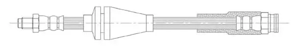 Flexible de frein Technika 42716A