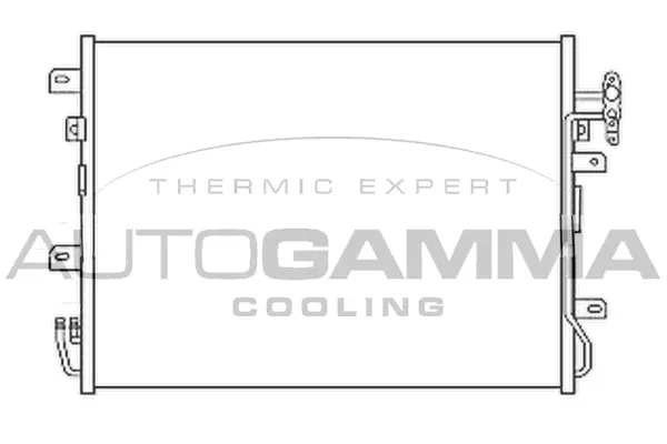 Condenseur, climatisation AUTOGAMMA 107482