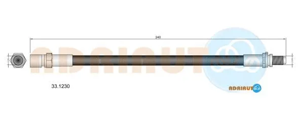 Flexible de frein ADRIAUTO 33.1230