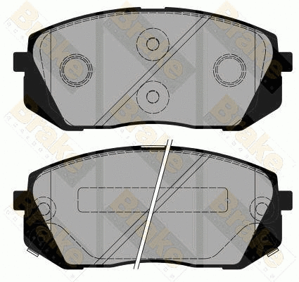 Kit de plaquettes de frein, frein à disque Brake ENGINEERING PA1873