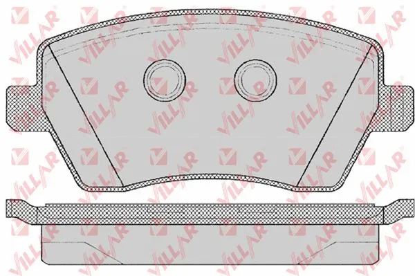 Kit de plaquettes de frein, frein à disque VILLAR 626.0867