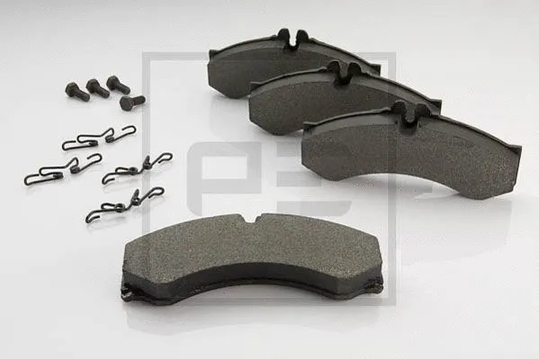 Kit de plaquettes de frein, frein à disque PE Automotive 086.314-00A