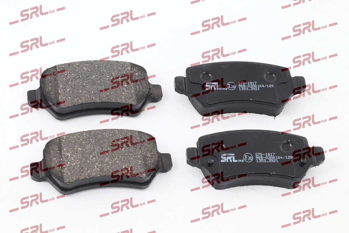Kit de plaquettes de frein, frein à disque SRLine S70-1817