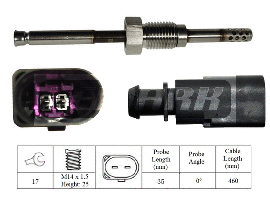 Capteur, température des gaz LEMARK LXT233