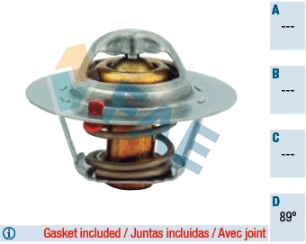Thermostat, liquide de refroidissement FAE 5334489