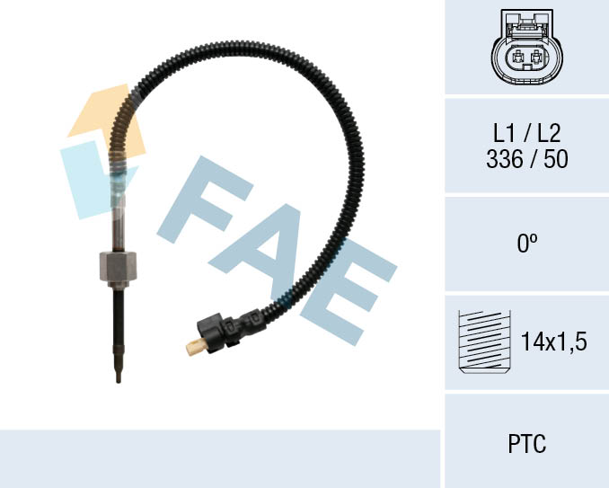 Capteur, température des gaz FAE 68034