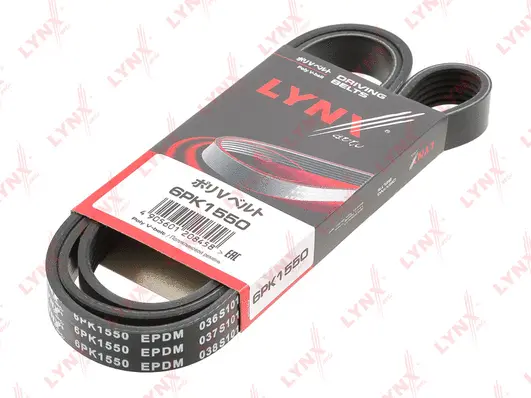Courroie trapézoïdale à nervures LYNXAUTO 6PK1550