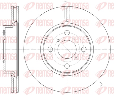 Disque de frein REMSA 61169.10