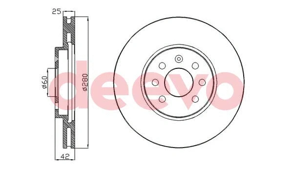 Disque de frein DEEVO BD17800