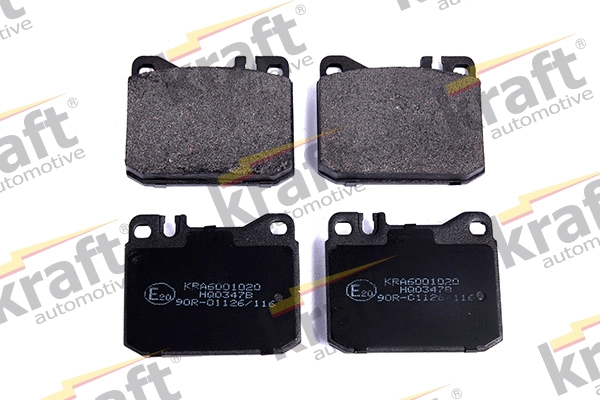 Kit de plaquettes de frein, frein à disque KRAFT AUTOMOTIVE 6001020