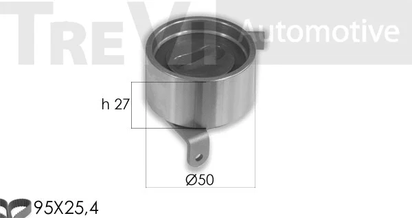 Kit de courroie crantée TREVI AUTOMOTIVE KD1359