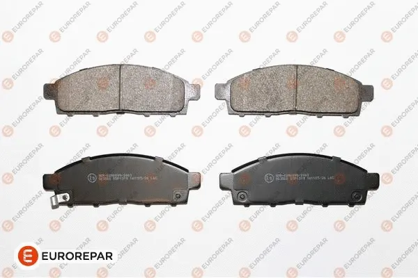 Kit de plaquettes de frein, frein à disque EUROREPAR 1617285380