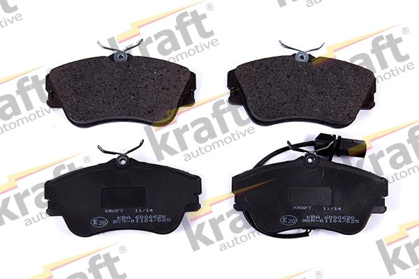 Kit de plaquettes de frein, frein à disque KRAFT AUTOMOTIVE 6000620
