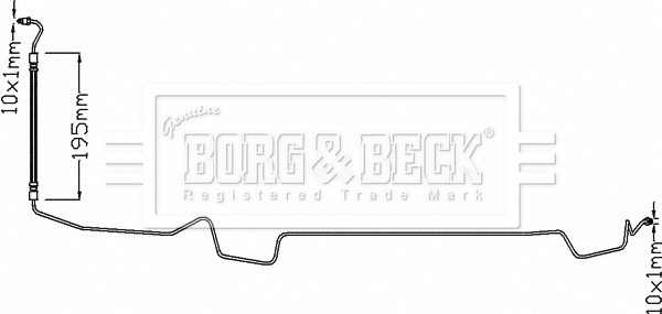 Flexible de frein BORG & BECK BBH8328