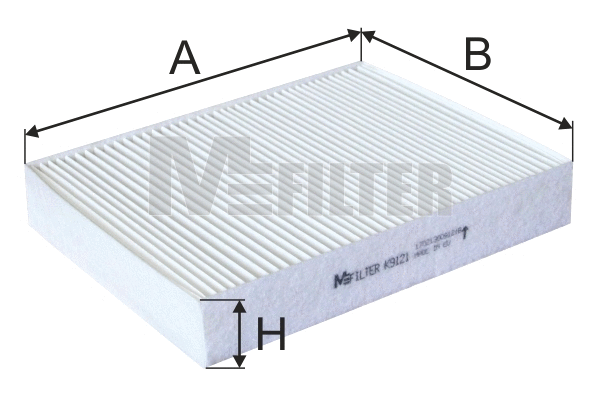 Filtre, air de l'habitacle MFILTER K 9121