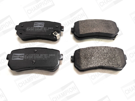 Kit de plaquettes de frein, frein à disque CHAMPION 573757CH