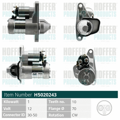 Démarreur HOFFER H5020243