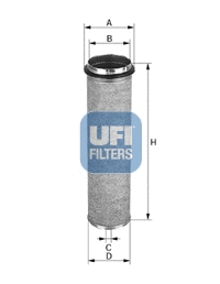 Filtre à air UFI 27.130.00