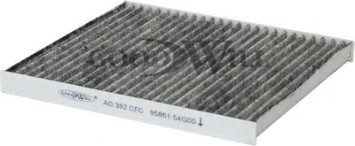 Filtre, air de l'habitacle GOODWILL AG 392 CFC