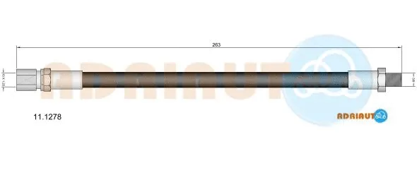 Flexible de frein ADRIAUTO 11.1278