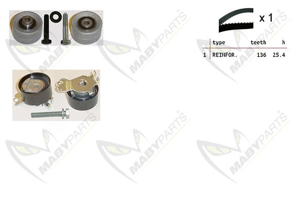 Kit de courroie crantée MABYPARTS OBK010270
