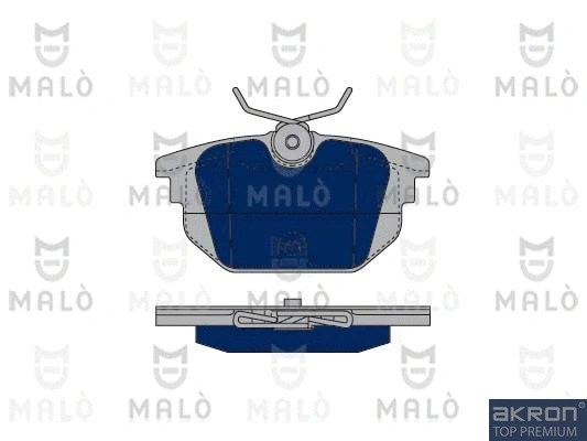 Kit de plaquettes de frein, frein à disque AKRON-MALÒ 1050047