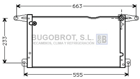Condenseur, climatisation BUGOBROT 62-FT5154