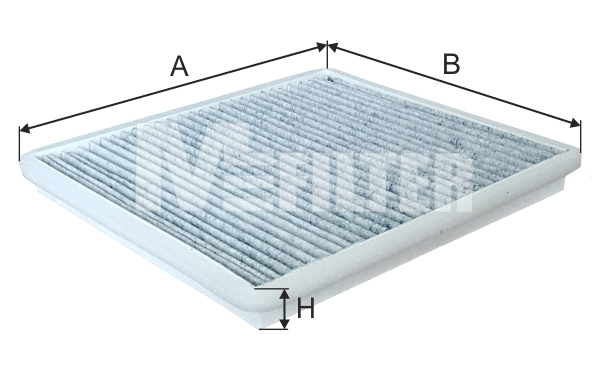 Filtre, air de l'habitacle MFILTER K 9128C