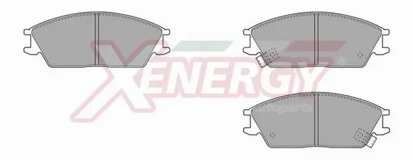 Kit de plaquettes de frein, frein à disque AP XENERGY X40295