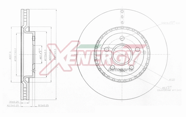 Disque de frein AP XENERGY X602893