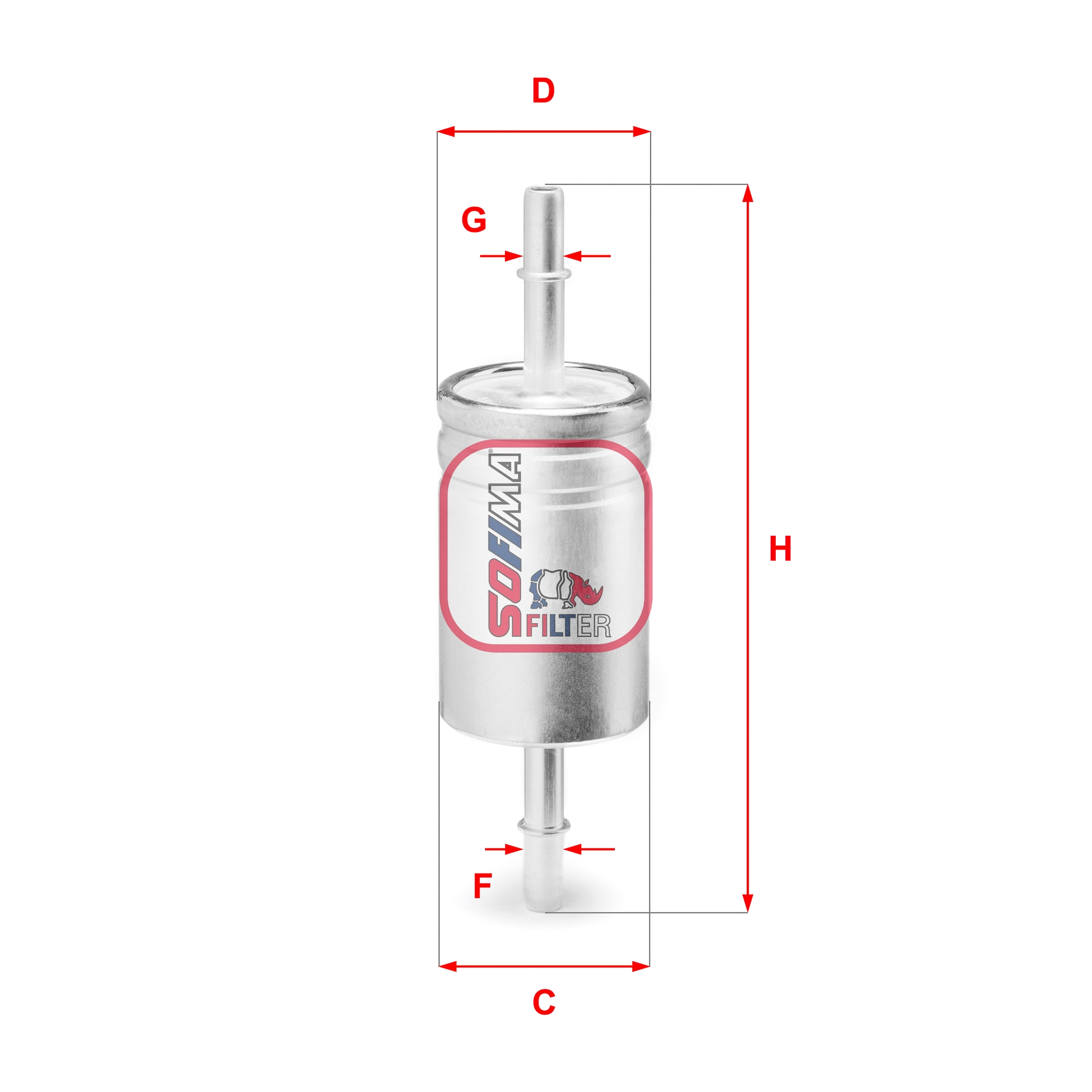 Filtre à carburant SOFIMA S 3740 B