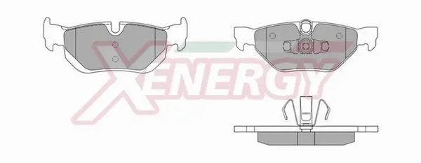 Kit de plaquettes de frein, frein à disque AP XENERGY X40932