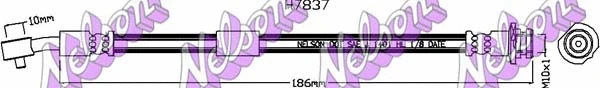 Flexible de frein KAWE H7837