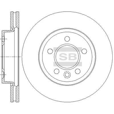 Disque de frein Hi-Q SD7002