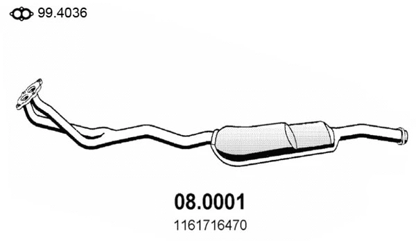 Catalyseur ASSO 08.0001