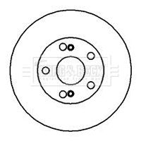 Disque de frein BORG & BECK BBD5019
