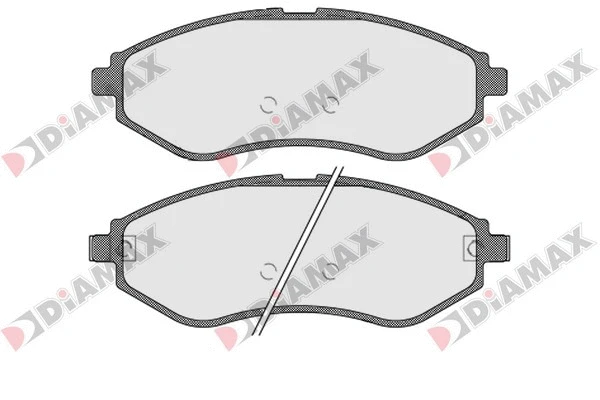 Kit de plaquettes de frein, frein à disque DIAMAX N09595