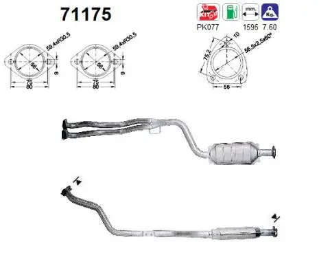 Catalyseur AS 71175