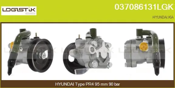Pompe hydraulique, direction LGK 037086131LGK