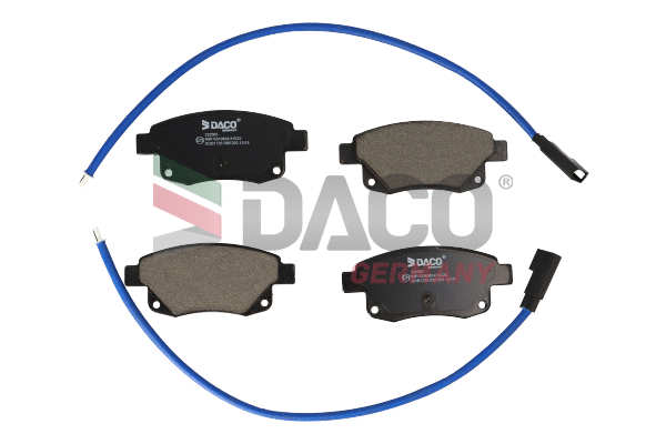 Kit de plaquettes de frein, frein à disque DACO Germany 322563