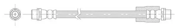 Flexible de frein Technika 42753